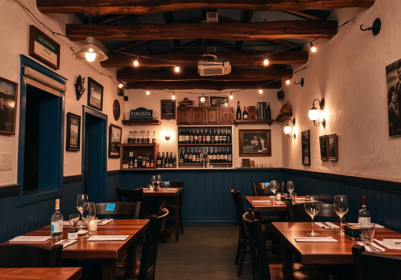 Inside Ta Filarakia taverna